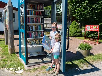 Bücherbox auf Camping in Neuhaus